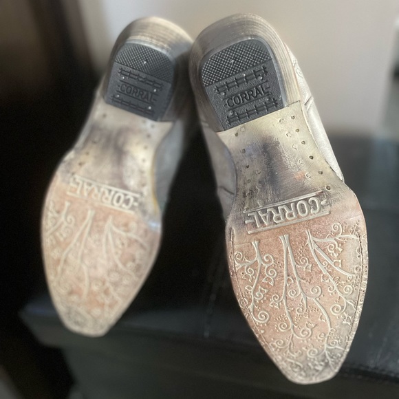 CORRAL WOMEN’S GLITTER INLAY & CRYSTAL BOOTS. SZ 7 NIB $179 - Picture 5 of 9